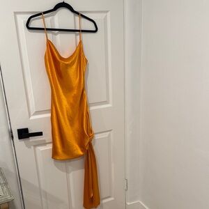 Cinq à Sept Orange Mini Dress